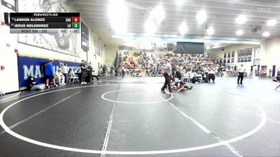 132 lbs Champ. Round 2 - Landon Alonzo, Canyon vs Jesus Melendrez, Los Osos