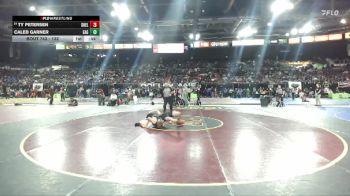 132 lbs Cons. Round 2 - Ty Petersen, Shelley vs Caleb Garner, Eagle