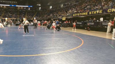 55 lbs Round Of 16 - Jordan Simone, Council Rock vs Bennett Morando, Butler