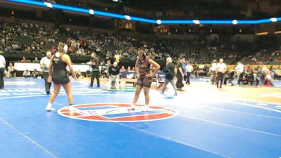 190 Class 1 lbs Champ. Round 1 - Carli Vargas, Kearney vs Kaydence Johnson, St. Charles West