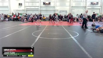 76 lbs Round 3 (10 Team) - Jaxon Flood, Carolina Hammer Squad vs Abram McCall, Ohio Gold 24K