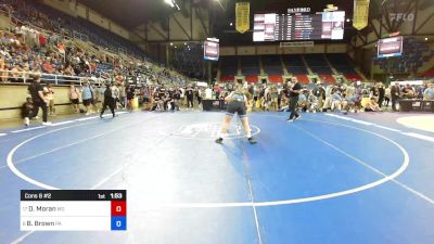 190 lbs Cons 8 #2 - Deacon Moran, MO vs Brady Brown, PA