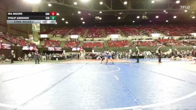 172 lbs Cons. Round 5 - Ira Moore, Havre Wrestling Club vs Philip Andrade, Falls Academy