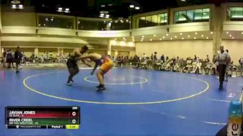 285 lbs Round 5 (10 Team) - River Creel, Rip Tide Wrestling vs Javian Jones, DC Elite