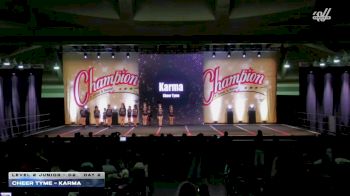 Cheer Tyme - Karma [2025 L2 Junior - D2 Day 2] 2025 Champion Cheer and Dance Grand Nationals