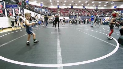 43 lbs Consi Of 8 #1 - Boomer Clinkenbeard, Comanche Takedown Club vs Ethan Taylor, Newcastle Youth Wrestling