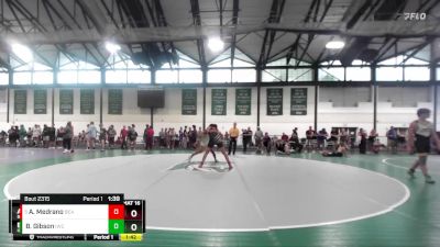 166-175 lbs Cons. Round 1 - Alcantar Medrano, Beardstown vs Braden Gibson, Iguana Wrestling Club