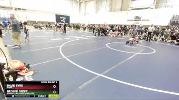 88 lbs Cons. Round 3 - David Byrd, NWAA vs George Groff, Journeymen Wrestling Club