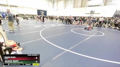 88 lbs Cons. Round 3 - David Byrd, NWAA vs George Groff, Journeymen Wrestling Club