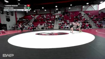 150 lbs Quarterfinal - Carver King, Bentonville West High School vs Camden Stuever, SKIATOOK