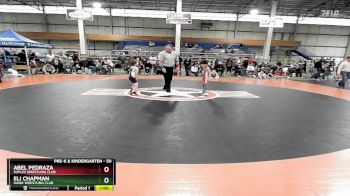 50 lbs Champ. Round 1 - Eli Chapman, Hawk Wrestling Club vs Abel Pedraza, Suples Wrestling Club