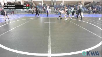 100 lbs 3rd Place - Rowdy Howell, Madill Takedown vs Finn Anderson, Team Worx Wrestling Club