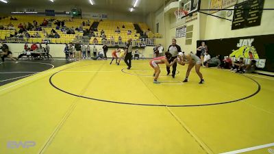 126 lbs Consi Of 4 - Blacey Reece, Grove JH Girls vs Tearry James, Har-Ber High School