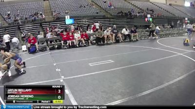 132 lbs Round 5 (6 Team) - Jordan Moreno, Kansas Pythons vs Jaylin Bellamy, Kentucky