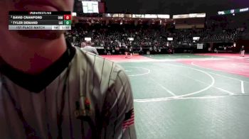 74 lbs 1st Place Match - Tyler Demand, LAC3 vs David Crawford, OHW1