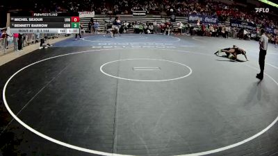 D 1 144 lbs Champ. Round 1 - Bennett Barrow, Catholic - B.R. vs Michel Sejour, Live Oak