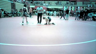 12U - 92 lbs Cons. Semis - Rolland Brittain, Western Wrestling Club vs Jaxon McDonald, Mishawaka Wrestling Club