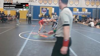 132 lbs Semifinals (8 Team) - Patrick Cooksey, Wakulla Hs vs Keagan Mesina, Mater Lakes Academy