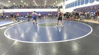 285 lbs Champ. Round 2 - Lucas Rosario, Caldwell vs Ayden Van Rossum, Coeur D Alene