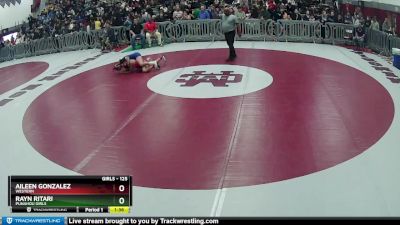 125 lbs Champ. Round 1 - Rayn Ritari, Punahou Girls vs Aileen Gonzalez, Western