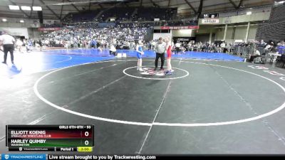 93 lbs Champ. Round 1 - Elliott Koenig, Steelclaw Wrestling Club vs Harley Quimby, Washington