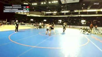 Girls 235 lbs Semifinal - Charlene Underwood, Toppenish (Girls) vs Madisyn Cardens, Skyview (Girls)