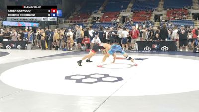 138 lbs Cons. Sub-rd Of 32 - Ayden Caywood, Idaho vs Dominic Rodriguez, Florida