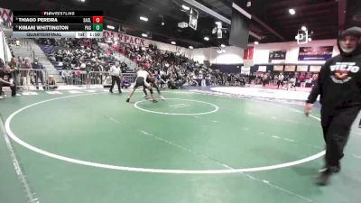 190 lbs Quarterfinal - Thiago Pereira, San Clemente vs Kimani Whittington, Pacific