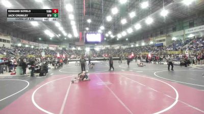 70 lbs Consi Of 8 #2 - Edward Sotelo, Yuma vs Jack Crumley, Wtw