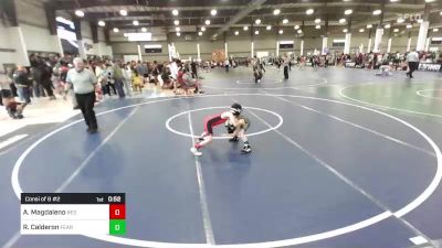 58 lbs Consi Of 8 #2 - Andres Magdaleno, Red Mountain WC vs Reed Calderon, Fearless WC