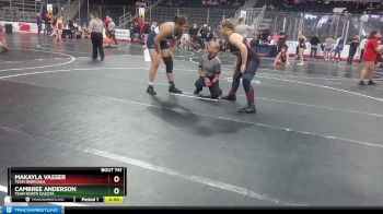 200 lbs Semifinal - Makayla Vasser, Team Nebraska vs Cambree Anderson, Team North Dakota