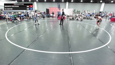 120 lbs Brand'n Edstrom, Team Idaho vs Eli Mayer, California Silver