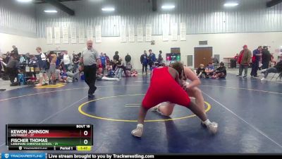 285 lbs 2nd Wrestleback (16 Team) - Fischer Thomas, Landmark Christian School vs Kewon Johnson, Southwest