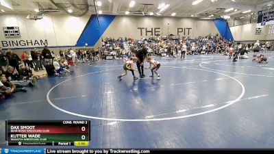 75 lbs Cons. Round 2 - Kutter Wade, Wasatch Wrestling Club vs Dax Smoot, Bear River Wrestling Club