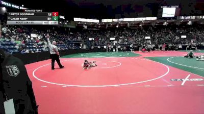 85 lbs Champ. Round 2 - Bryce Goodman, TLWA vs Caleb Kemp, MP1
