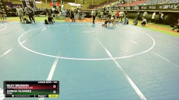 144 lbs Champ. Round 3 - Riley Brunson, Team Idaho Wrestling Club vs Dorian Olivarez, Texas