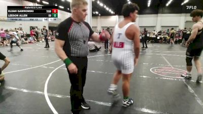 215 lbs Round 2 (4 Team) - Elijah Gawronski, Top Rank Hawks Wrestling vs Leeson Allen, Refinery Wrestling