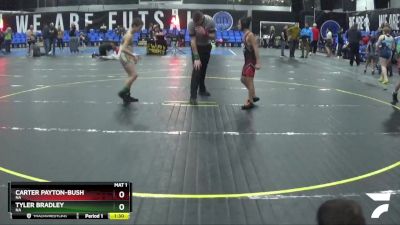 85 lbs Round 4 - Tyler Bradley, NA vs Carter Payton-Bush, NA