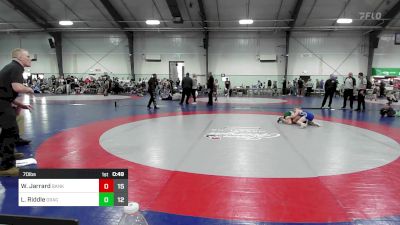 70 lbs Final - Wyatt Jarrard, Banks Co. BattleBorn Wrestling vs Liam Riddle, Dragons Junior Wrestling Club