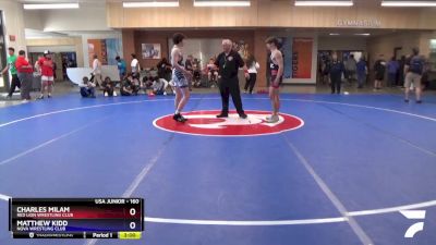 160 lbs Champ. Round 2 - Charles Milam, Red Lion Wrestling Club vs Matthew Kidd, NOVA Wrestling Club