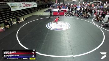 106 lbs Placement Matches (16 Team) - Angel Ramos, KTWA-FR vs Ryder Doleschal, BAWA-FR