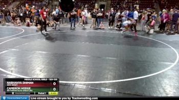 103-110 lbs Cons. Semi - Nabhanya Dhiman, New Jersey vs Cameron Hodge, Betterman Elite Wrestling