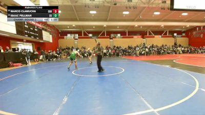 146 lbs Champ. Round 3 - Isaac Fellman, Casa Grande vs Marco Clamucha, Concord