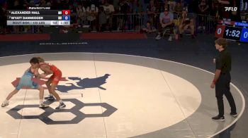 100 lbs 1st Place Match - Alexander Hall, MO vs Wyatt Dannegger, MO