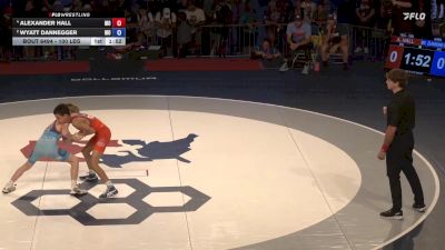 100 lbs 1st Place Match - Alexander Hall, MO vs Wyatt Dannegger, MO