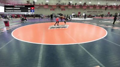 180 A Semifinal - Kathryn Hingano, Southern Oregon University vs Shenita Lawson, North Central (IL)