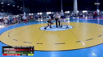 125 lbs Champ. Round 3 - Alvin Pinkney, Head Hunters Wrestling Club vs Caiden Root, NC Wrestling Factory