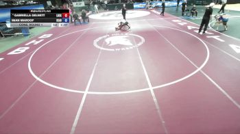 120 lbs Cons. Round 1 - Iman Maroof, Scarsdale vs Gabriella Gelnett, Lockport