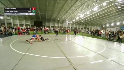 90 lbs Cons. Semi - Jre Whitford, Sanderson Wrestling Academy vs TREY EVANS, Altamont Longhorns