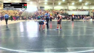 175 lbs Cons. Round 2 - Jax King, Forrest Youth Wrestling vs Joshua Clark, Forrest Youth Wrestling